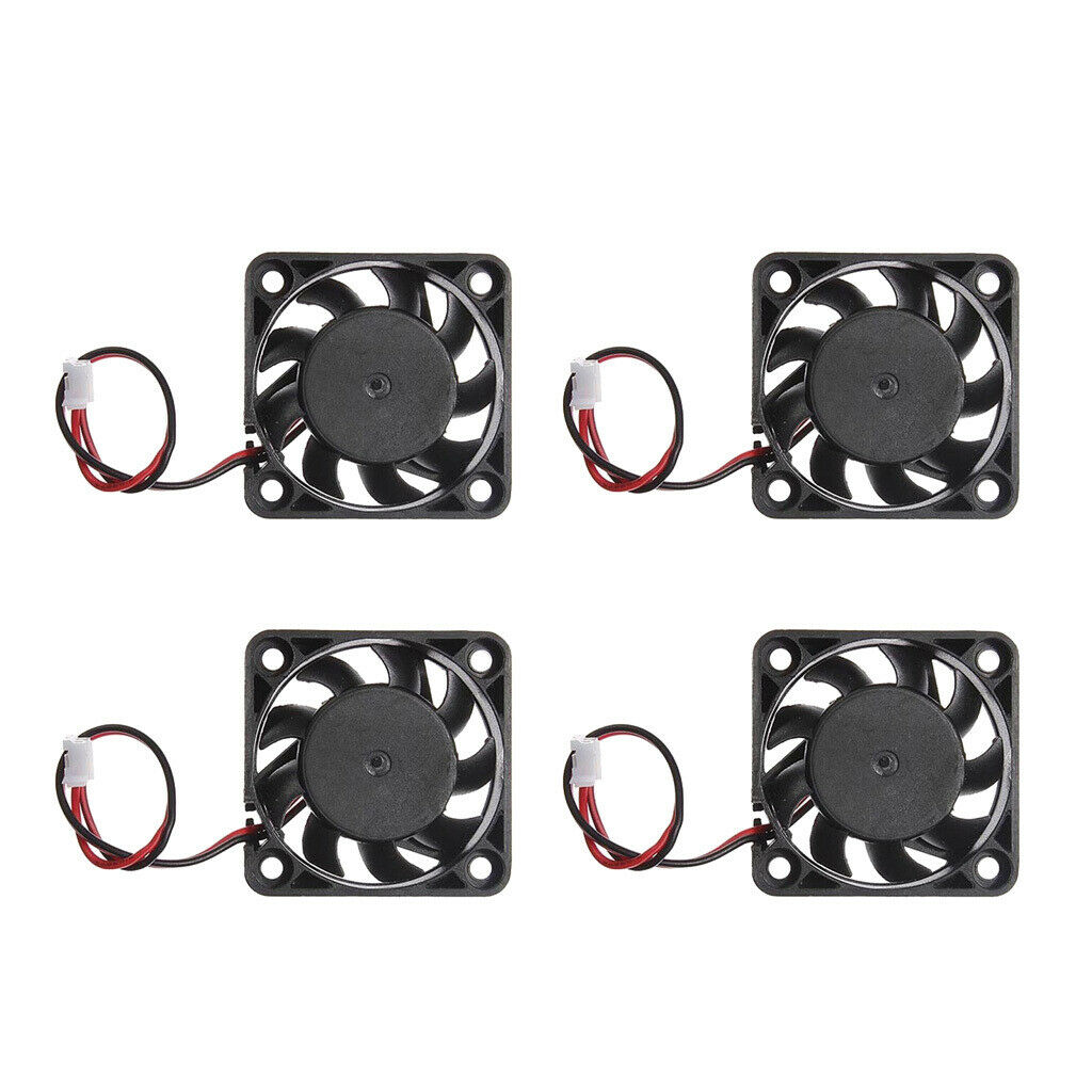 DC 2Pin Mini Plastic Tabletop Cooling Fan Cooler Grill For Desktop Case