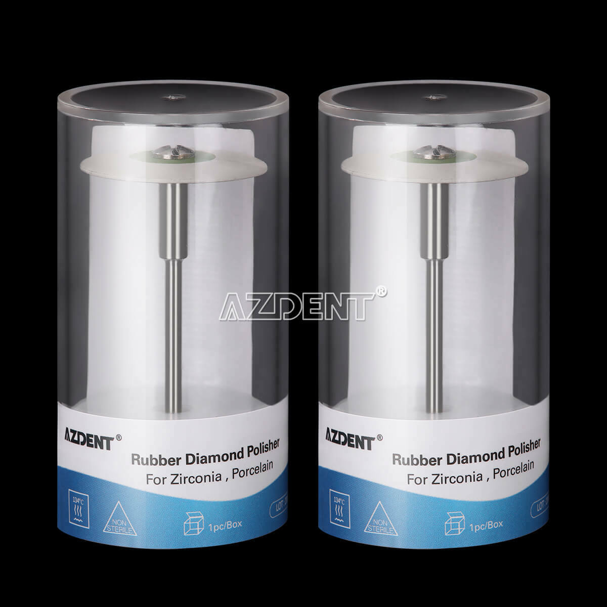 3XDental Rubber Diamond Polisher Polishing F Zirconia Porcelain Ultra Fine