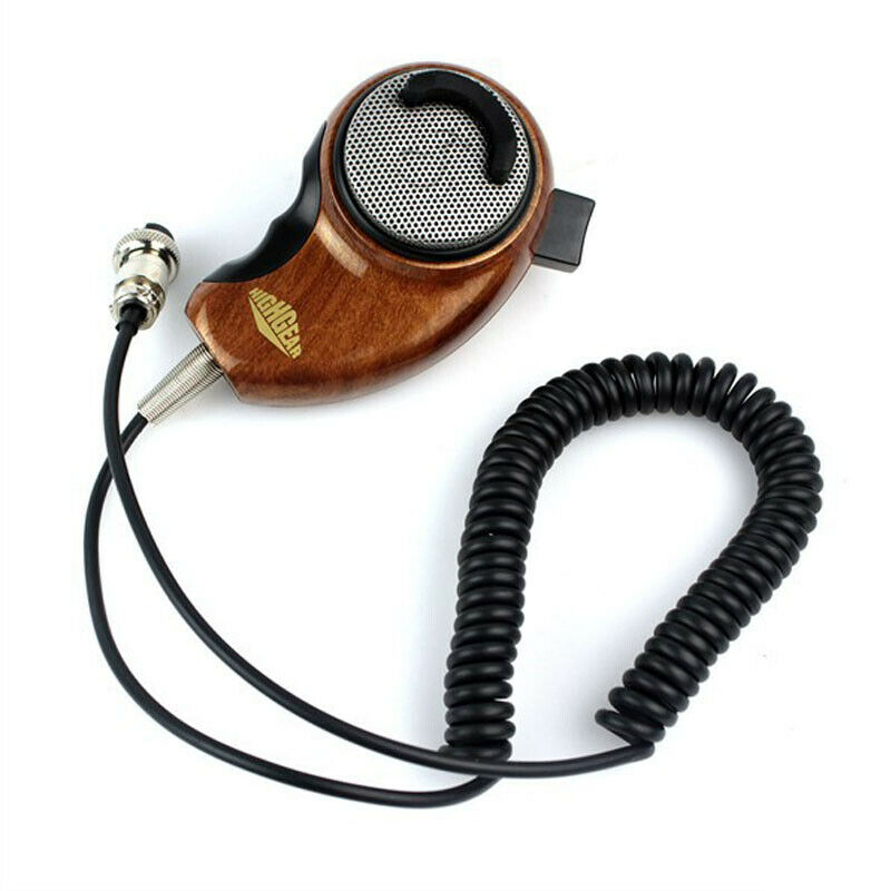 4 Pin Woodgrain Noise Canceling Microphone HG-M84W for Cobra Radio Walkie Talkie
