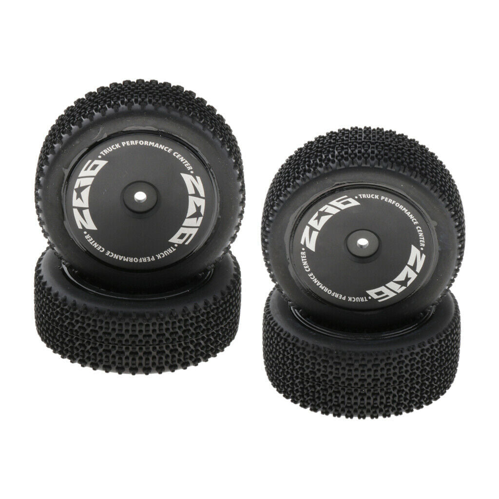 4pcs Front & Rear Rubber Tire Tyre for RC Car WLTOYS 144001 Buggy Parts