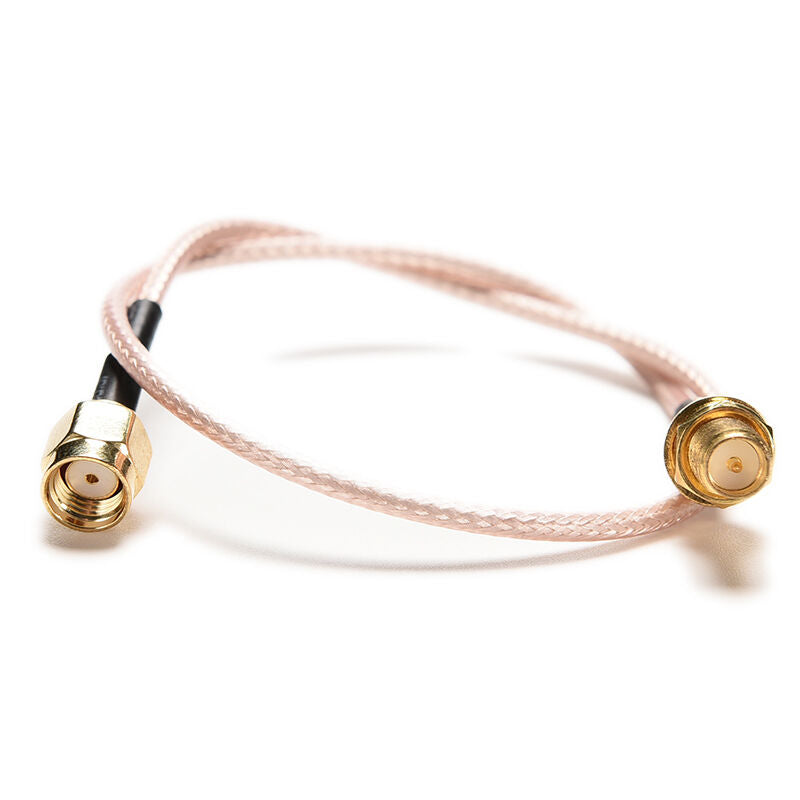 New cable RP.SMA male jack to female plug bulkhead crimp RG316 pigtail 30c.l8
