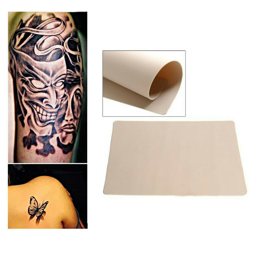 2pcs Blank Tattoo Eyebrow Practice Skin Sheets For Needle Machine Supply Kit