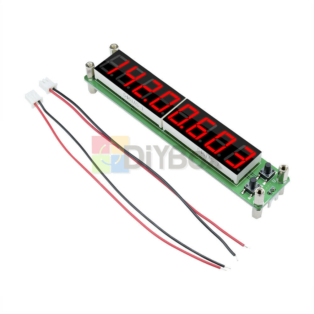 0.1-60MHz RF Signal Frequency Counter 20MHz~2.4GHz Cymometer Tester Led Display