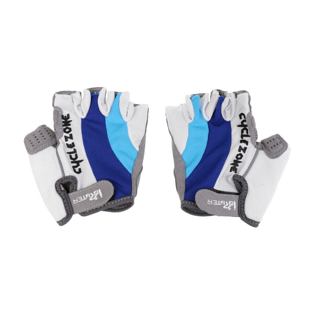 Breathable Anti-slip Shockproof Mountain Bike Cycling Half Finger Gloves XL