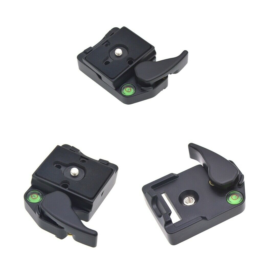 3 Pieces 323 RC2 Quick Release Plate & Clamp Adapter for Manfrotto 200PL-14