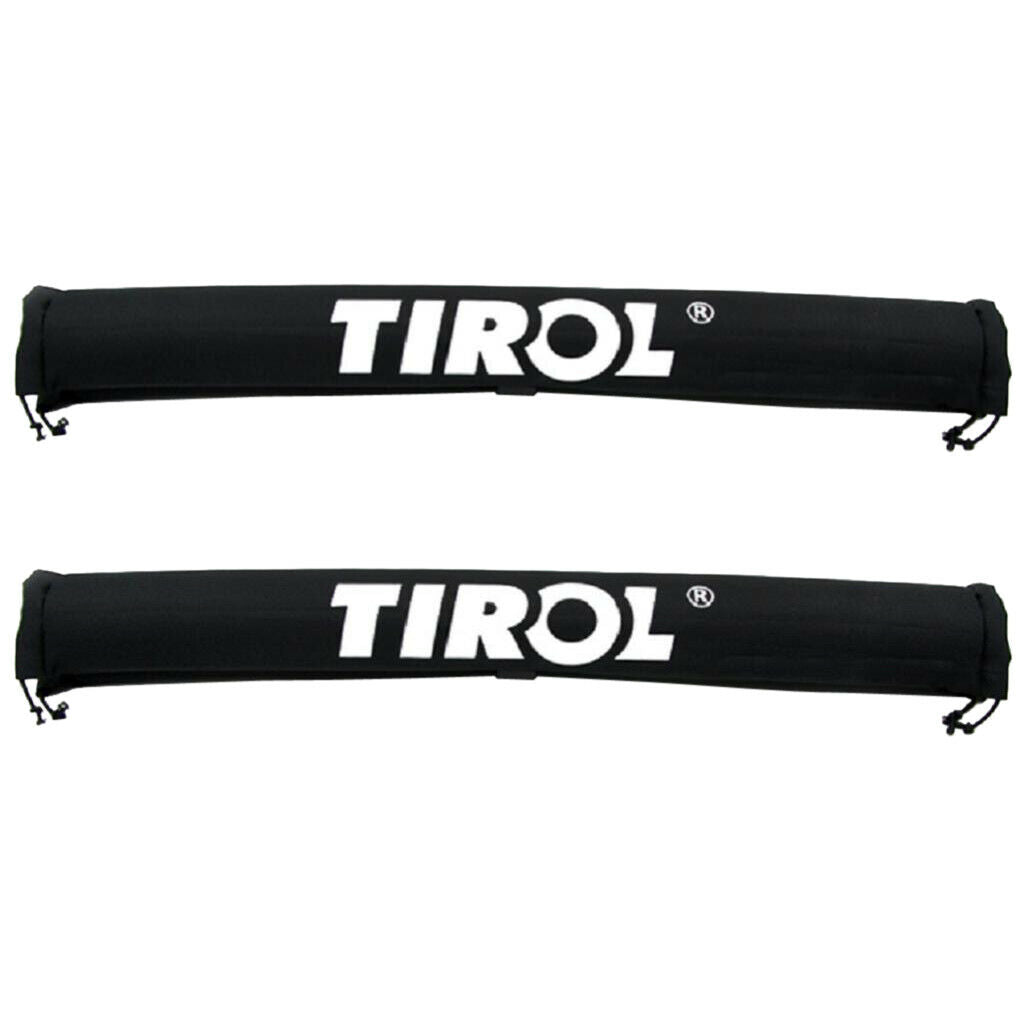 2pcs Roof Rack Protector Cargo Rack Carrier Cover for Snowboard Racks 59cm