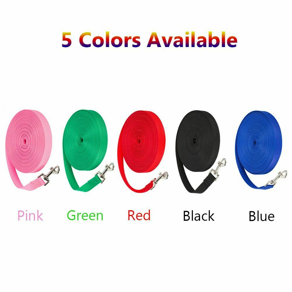 Dogs Cats Puppy Collar Lead Strap Walking Training Traction Rope Dog Leash