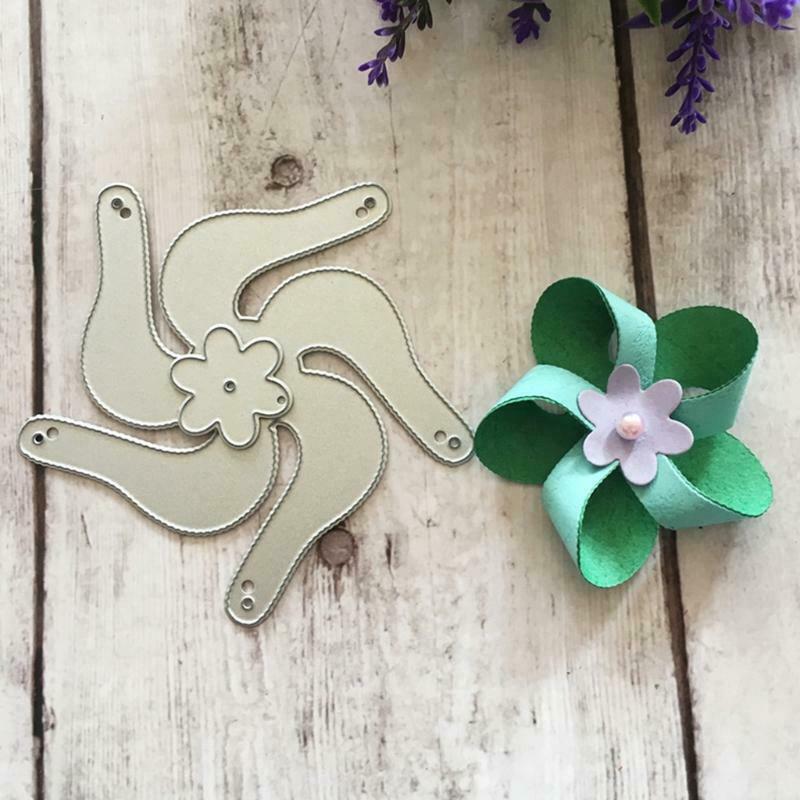 Windmill Metal Cutting Dies Stencil Scrapbooking DIY Album Stamp Paper Card Mold