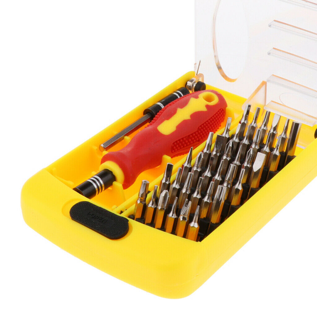 38 in 1 Precision Screwdriver Set - Compact Repair Kit for Phones, Tablets, PCs