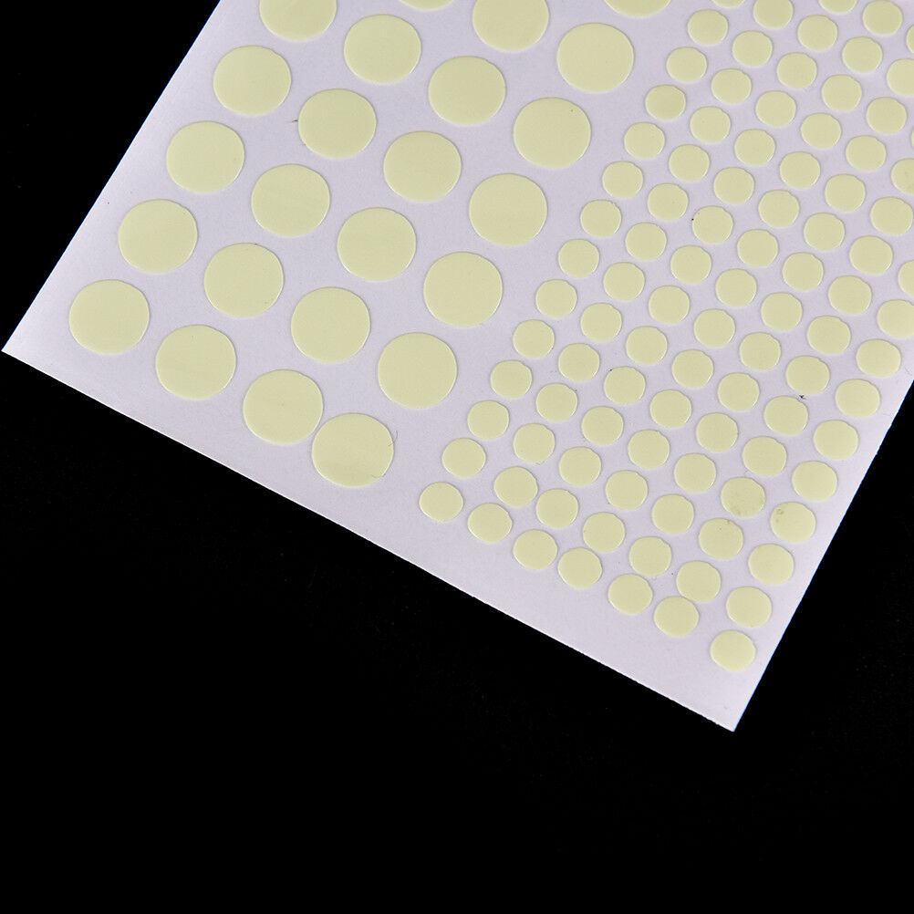 407pcs glow in the dark star wall stickers round dot luminous kids room de.l8