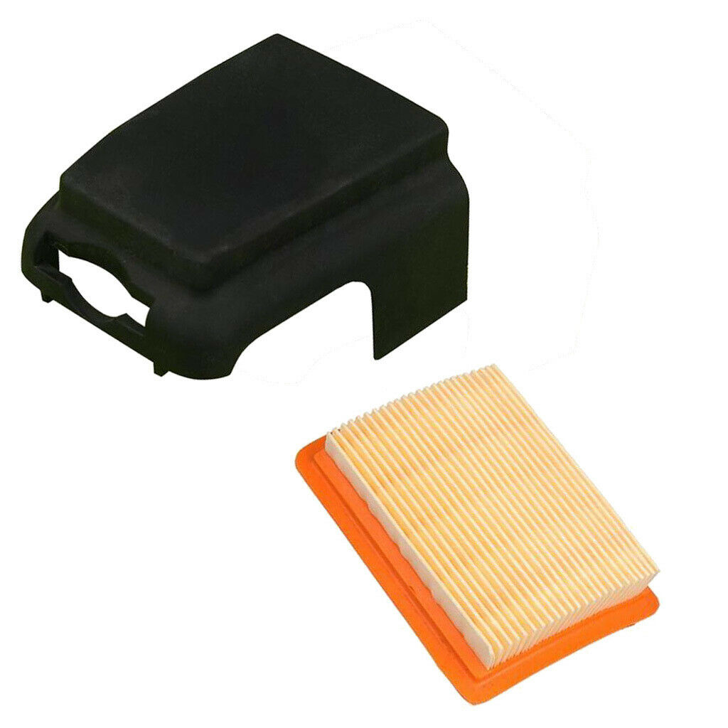 String Trimmer Air Filter & Filter Cover Replacement for STIHL