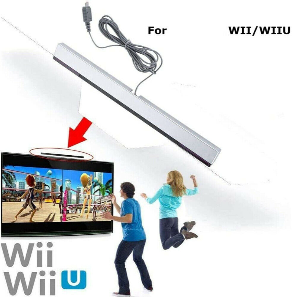 Wired Sensor Bar, Wired Infrared IR Signal Ray Sensor Bar, Wii and Wii U Console