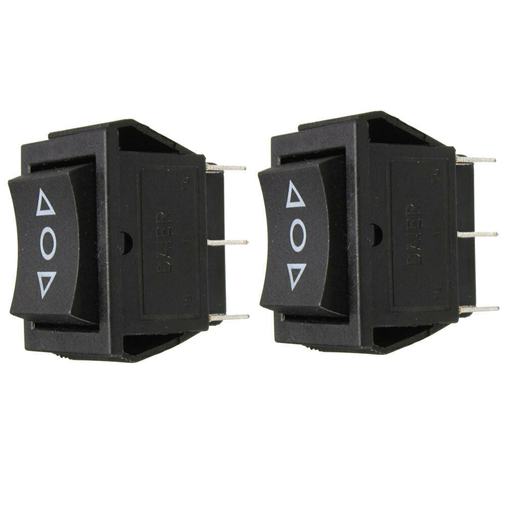 2X 6-Pin Sunroof Locks Rocker Momentary Switch DPDT On/Off/On for Car Truck