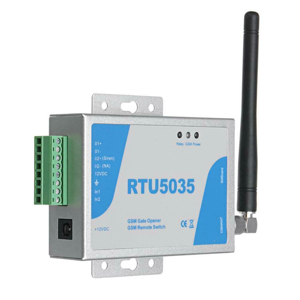 RTU5035 GSM Gate Opener Relay Switch Wireless Remote Control with Antenna