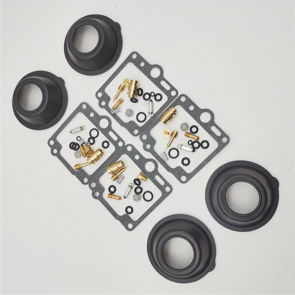 For 85-86 YAMAHA XJ700X/XS/XSC/XN/XNC Carburetor Repair Kit w/ Diaphragm Vacuum