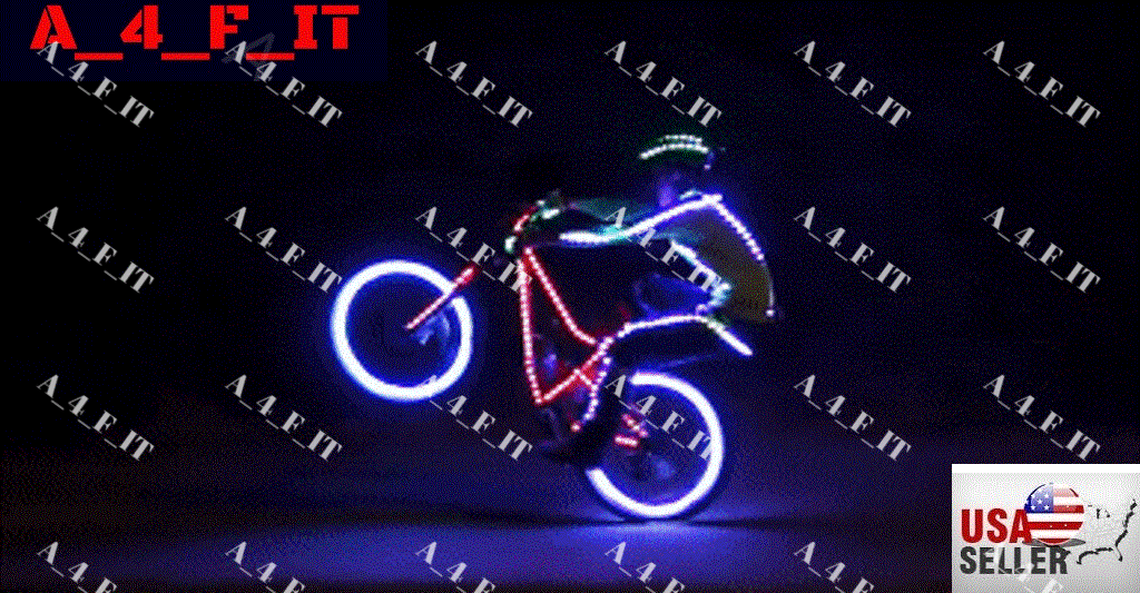 Bicycle Mountain Bike BMX Safety LED lights Reflective Vibrant High Visibility