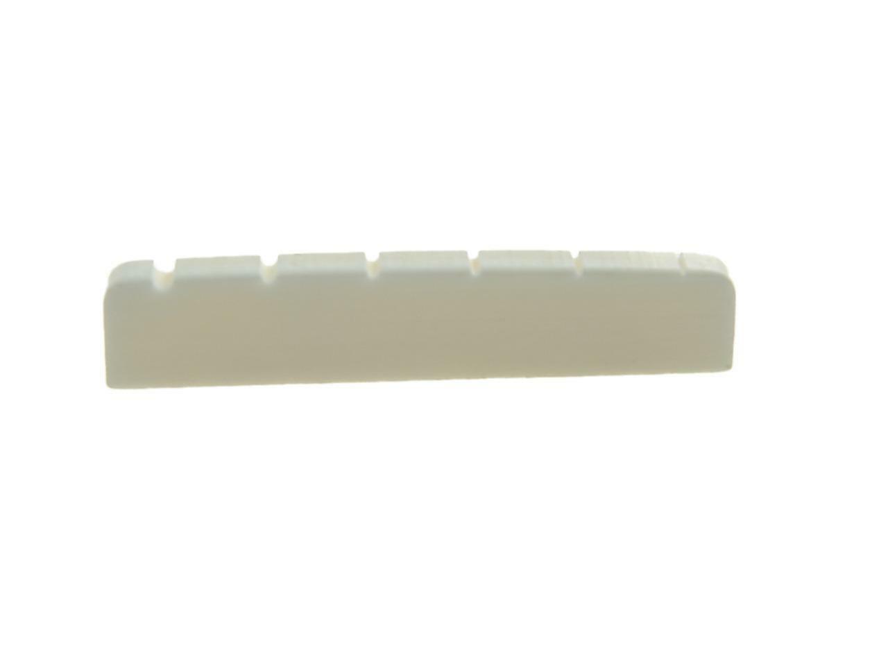 43mm Pure Bone Nut Slotted Guitar Bone Nut for Les Paul Guitar 43x6