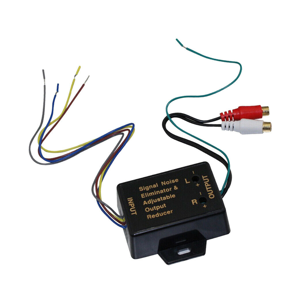 High Quality Car Audio Converter RCA Adapter Stereo Sound Incar with Cord