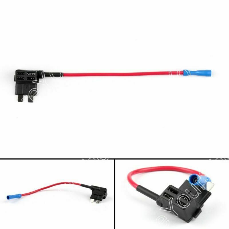 4Pcs Piggy Car Add Circuit ACU Back Pluggable Tap Standard Blade Fuse Holder CN