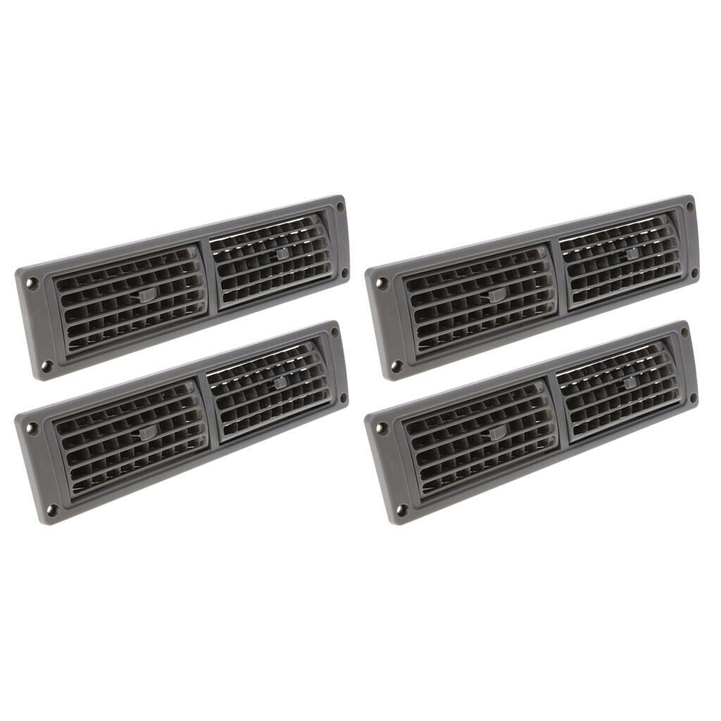4pcs Universal A/C Air Vent Exhaust Outlet Grill Cover for Yacht RV Marine Boat