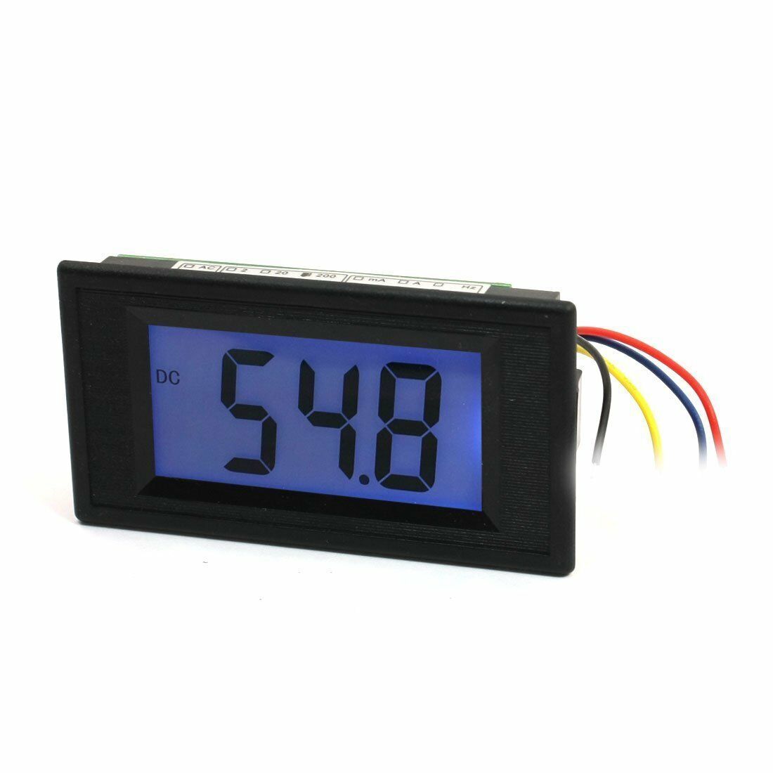 1Pcs DC 0-200Mv AC/DC Powered 4 Wire LCD Panel Volt Meter Voltmeter Yb5135D