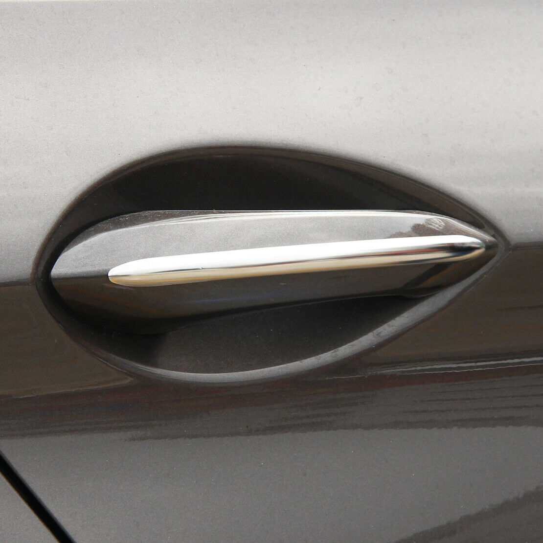 4Pcs Exterior Door Handle Molding Trim Cover Fit For BMW 5 Series F10 F18 An