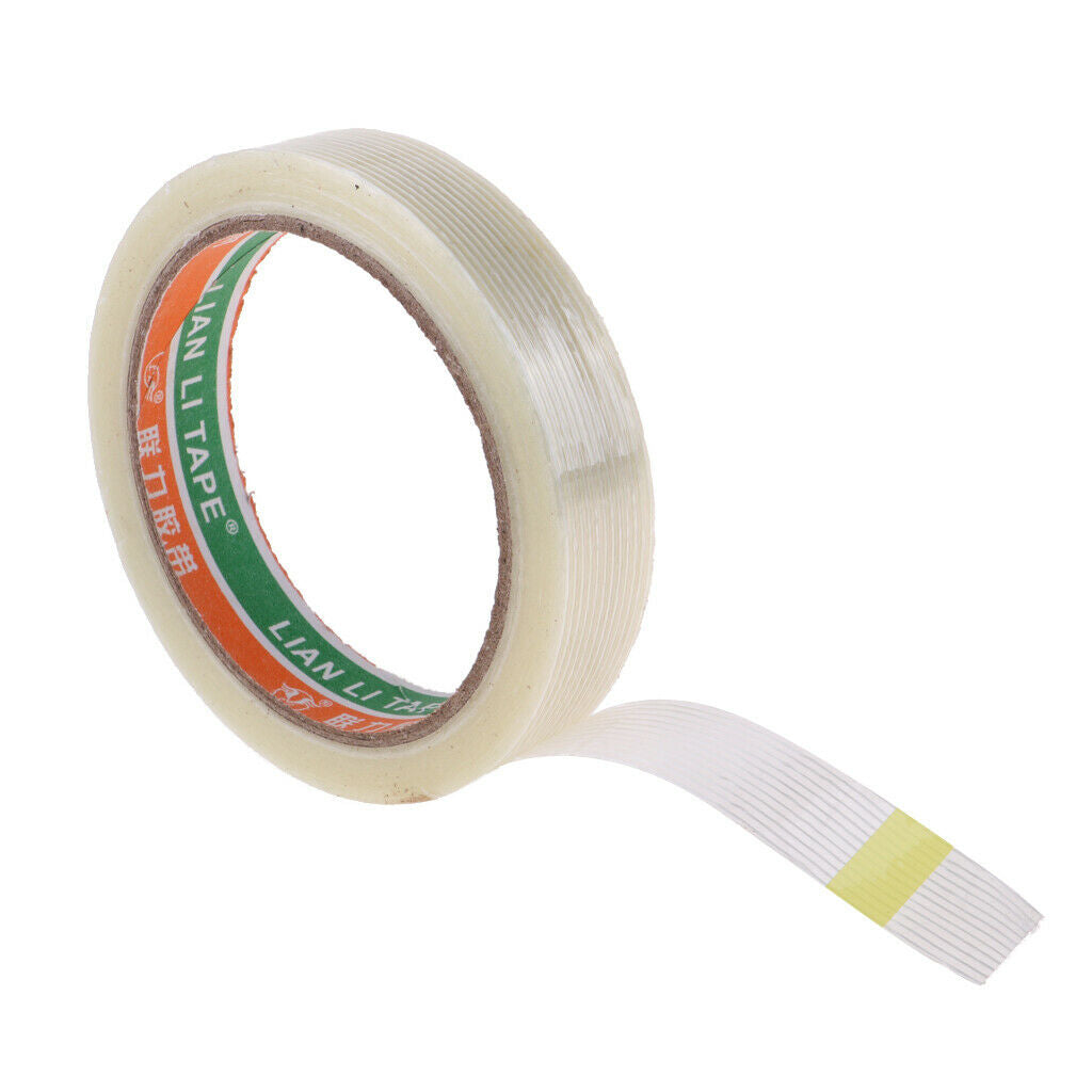 20 Mm * 25 M Strong Glass Fiber Tape Transparent Striped One-sided Adhesive Tape