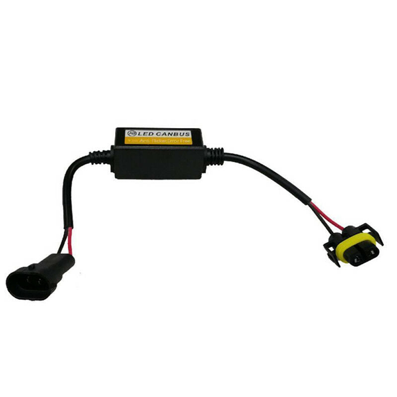 2x H8/H9/H11 LED Headlight Decoder Anti Flicker Resistor Canbus Error CancelBDA