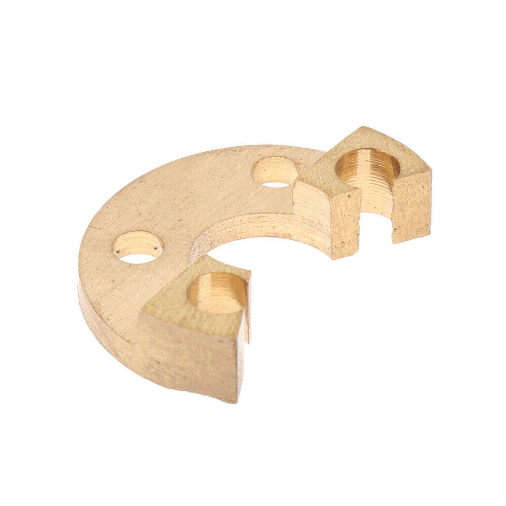 Golden French Horn Stop Plates for French Horn Repair Replacement Accessory, 2