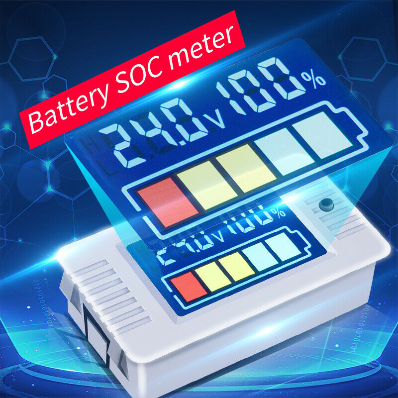 PZEM-023 Digital Voltmeter Electric Battery Capacity Tester 0-100V LCD Panel