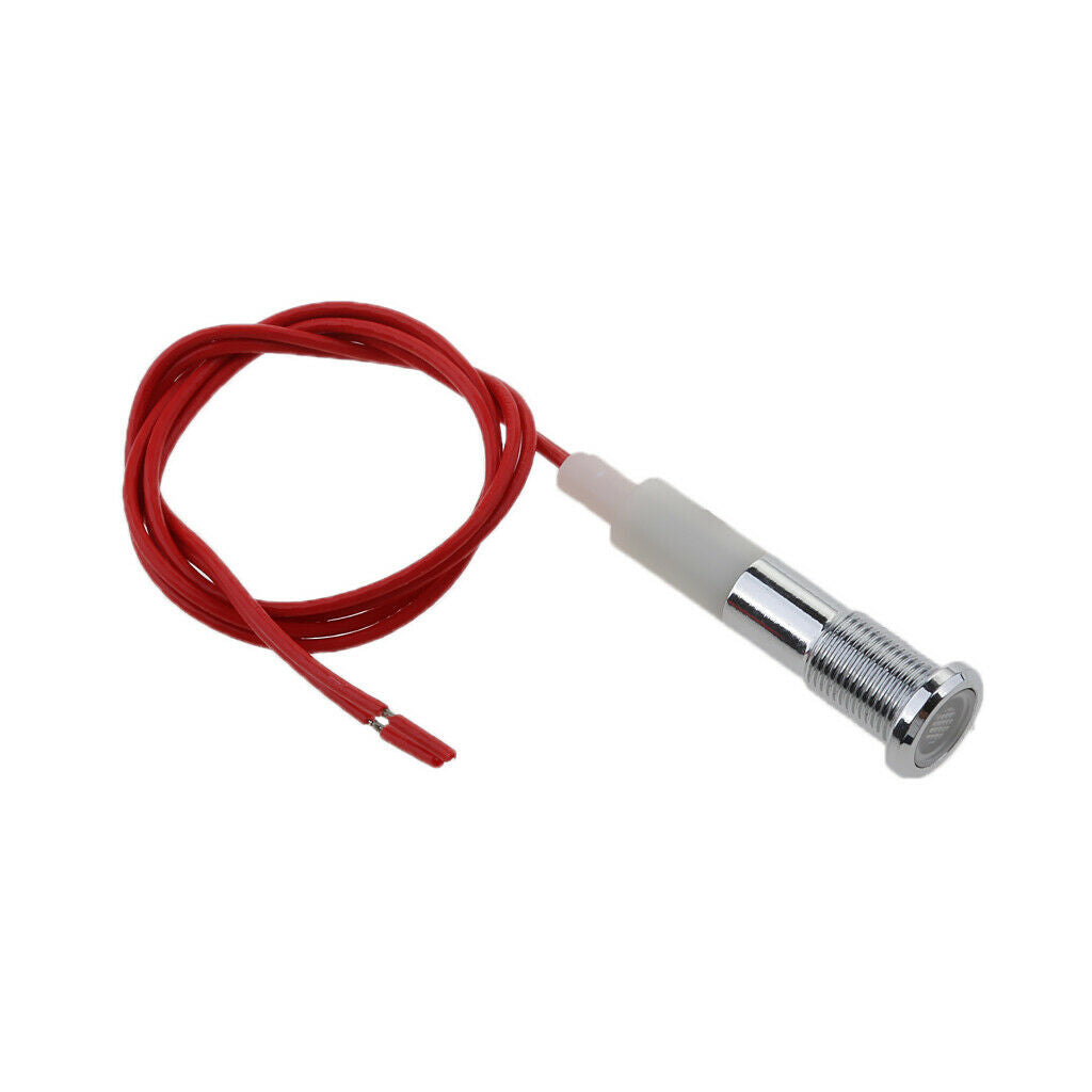 12V 6mm Boat Car Bulb With LED Light Indicator Wire, 4pcs