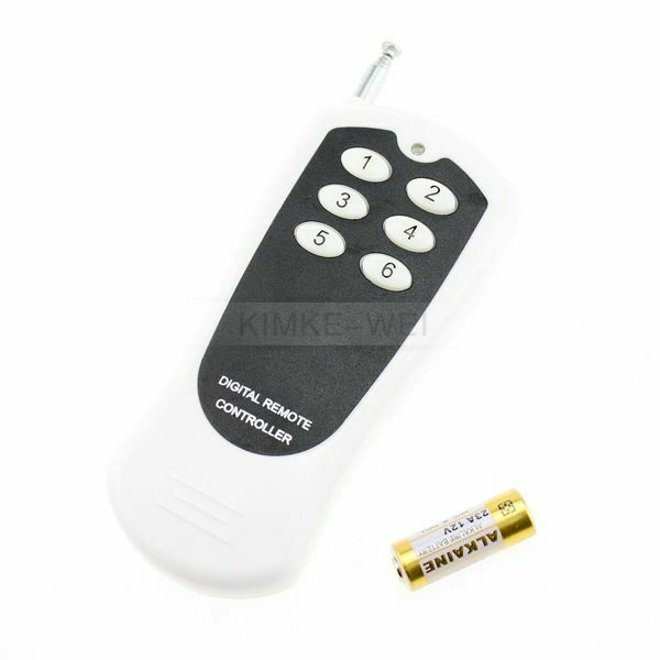 6 Channel Wireless Remote Control 433MHz Home Garage