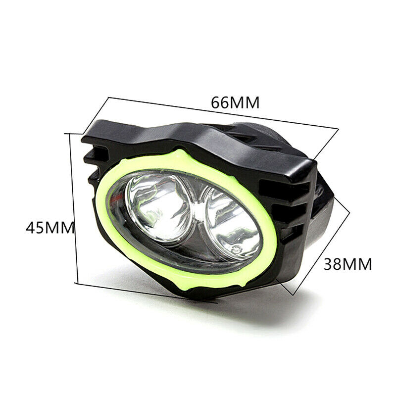 2PCS 6500K Motorcycle LED Spotlight Rearview Mirror Lighting Beam Driving Lamp