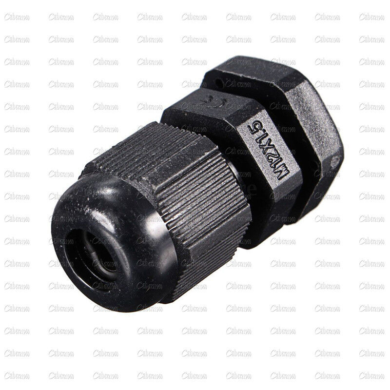10PCS Waterproof Fixing Gland Connector PG7 for 3.5-6mm Dia Cable Wire New