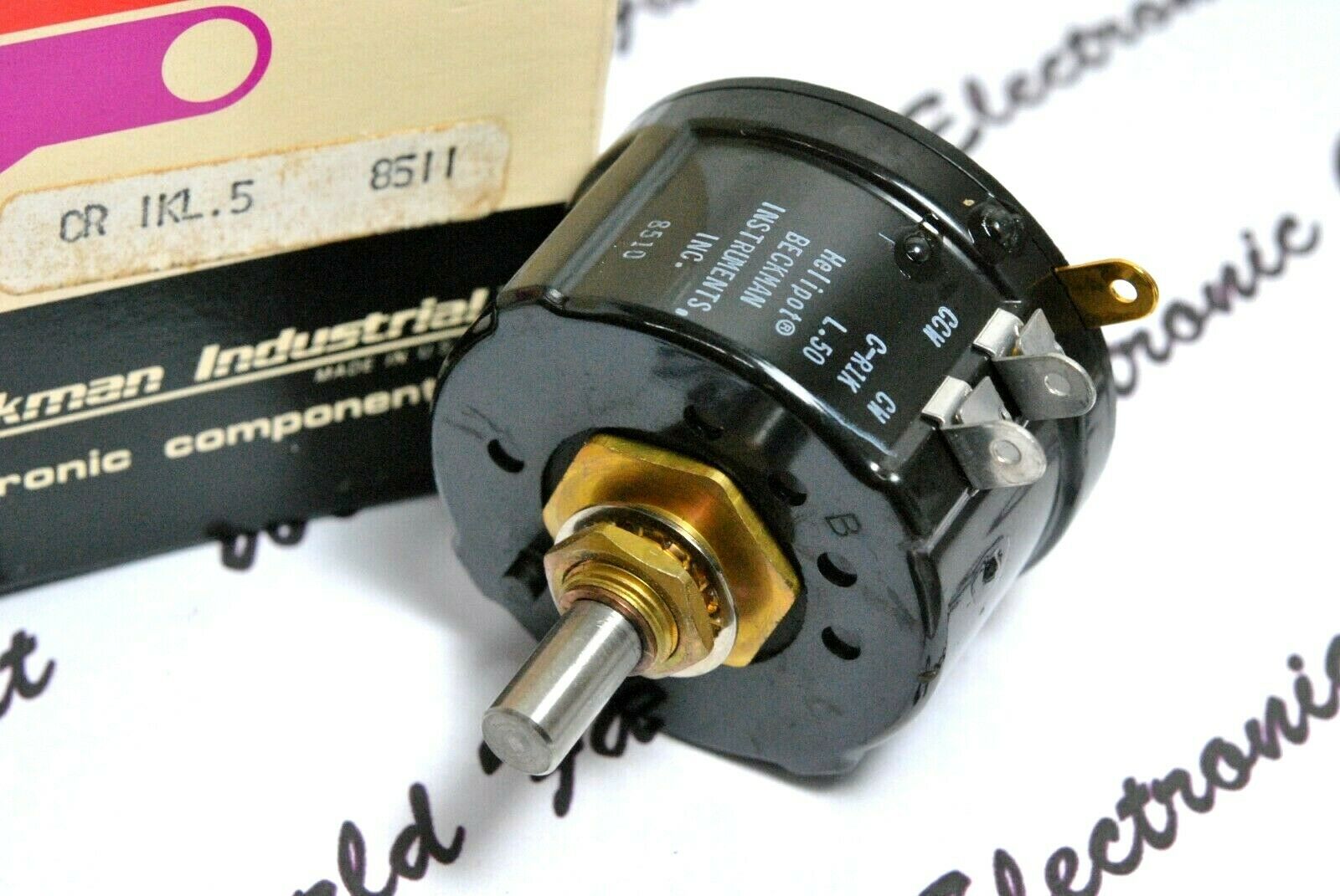 1pcs - Beckman Helipot C-R1K L.50 CR-1KL.5 1K Potentiometer