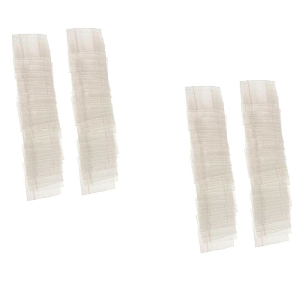Pack of 200 - 2.5x2.8cm & 3x4cm, 4 Mil Zipper Reclosable Plastic Bags