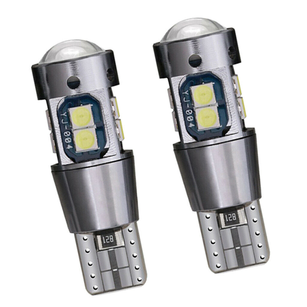 Pair T10-3030-10SMD 6000K White 1200LM LED High Low