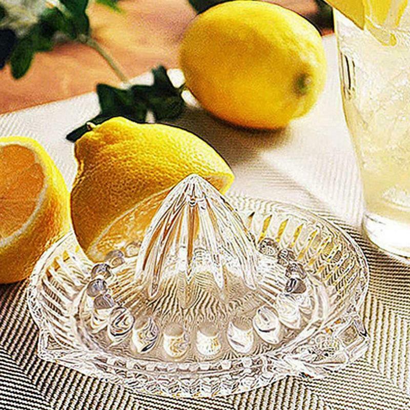 Glass Manual Juicer Citrus Fruit Juicer Kitchen Orange Lime Lemon Squeezer Fruit
