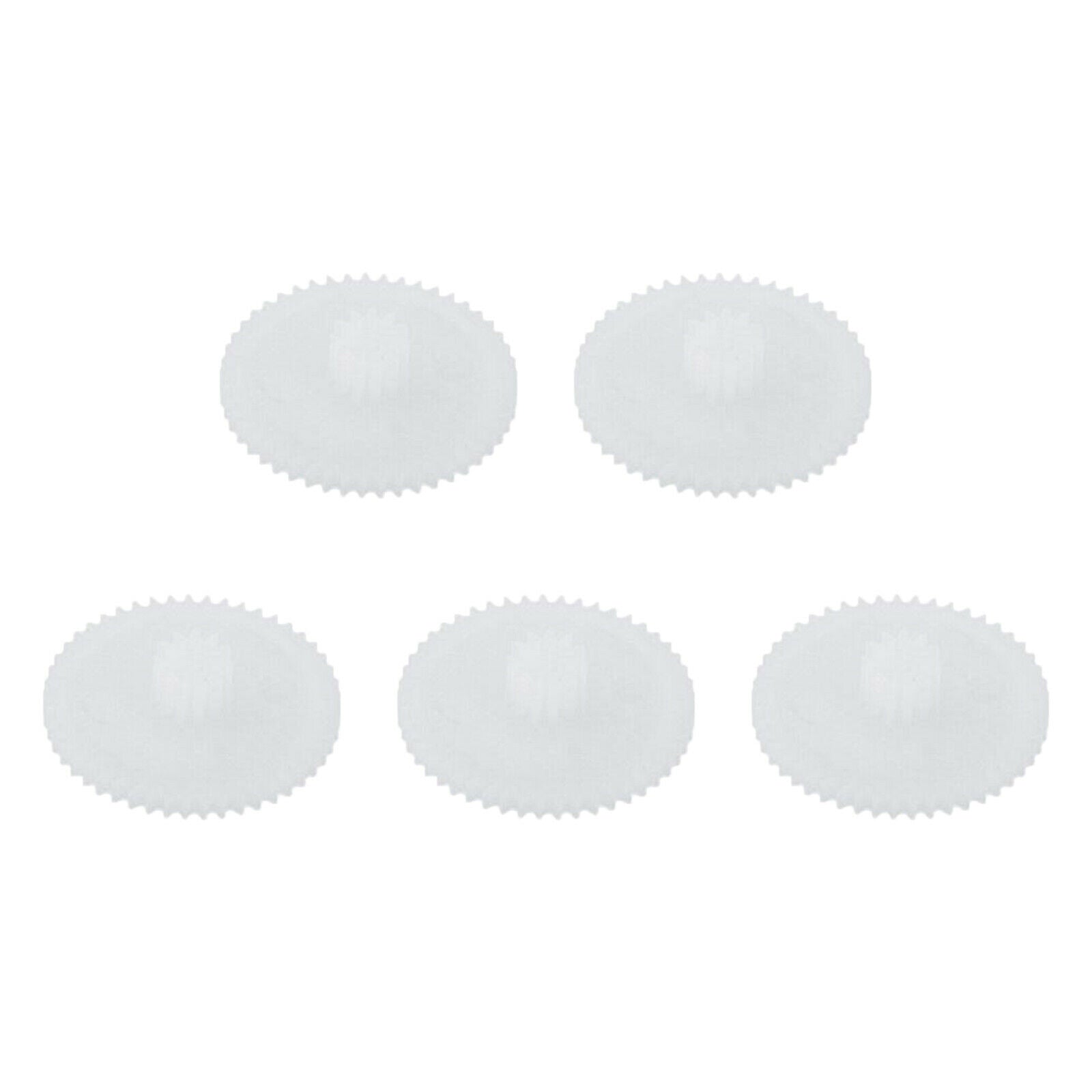 5x White Plastic Gears Module Accessories Kit for E99 Drone Replacement