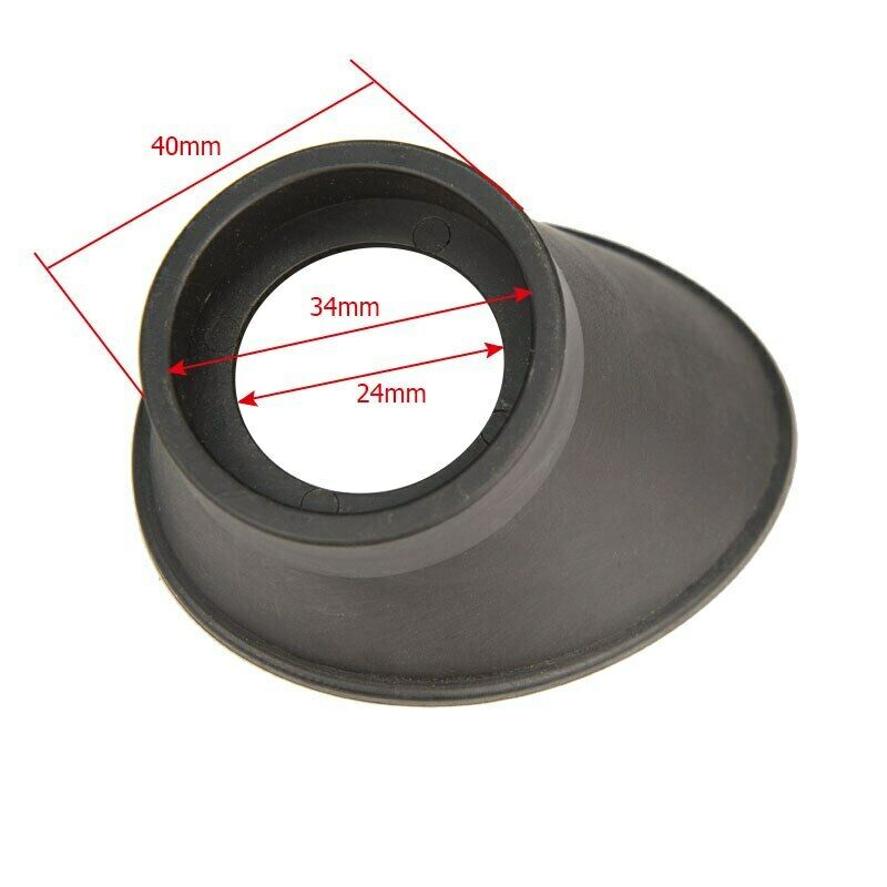 Stereo Microscope 34mm Large Eyepiece Guards Rubber Eyepiece Cover Eye Shields
