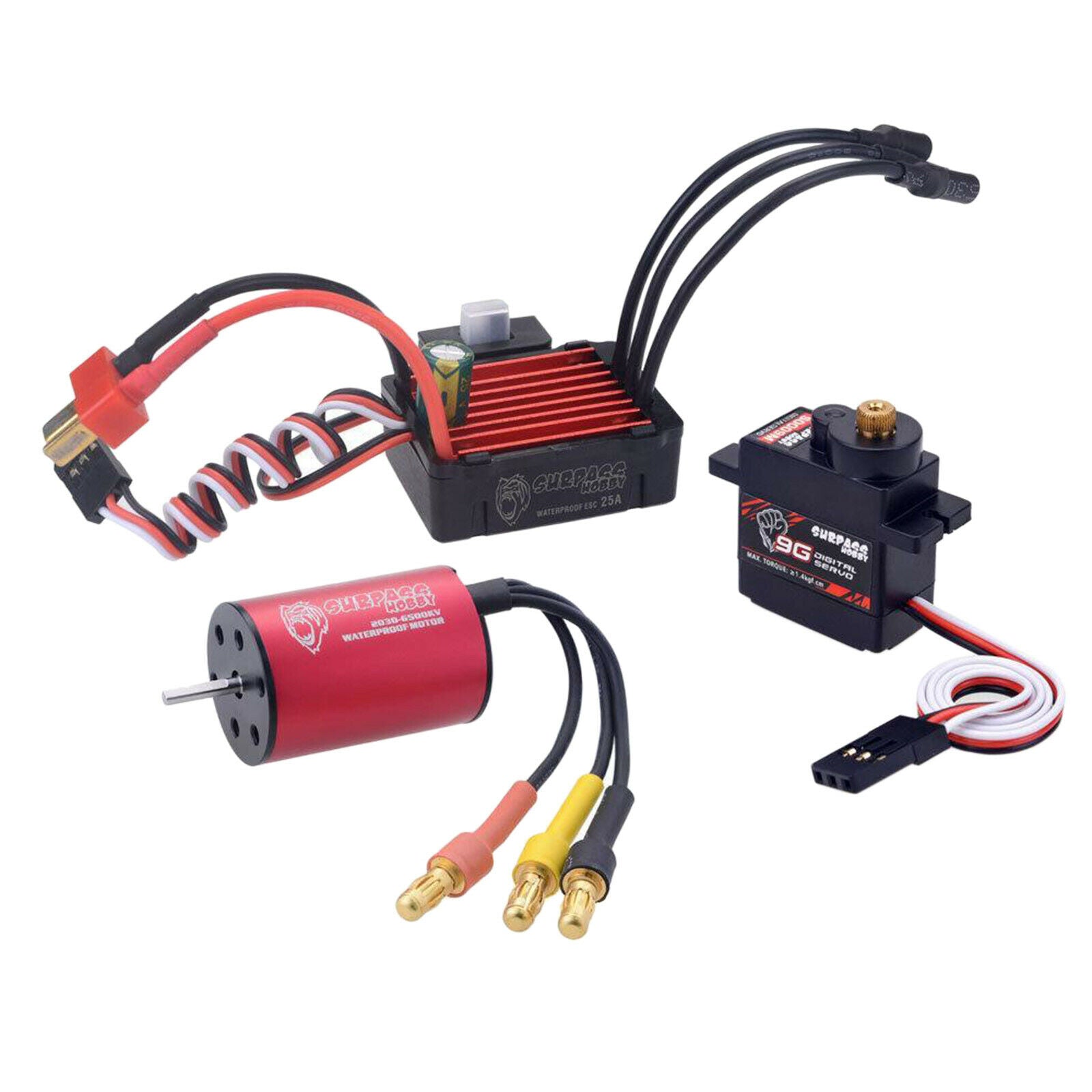 1/18 1/20 Waterproof Brushless 25A Electronic Speed Controller RC Car ESC 2030