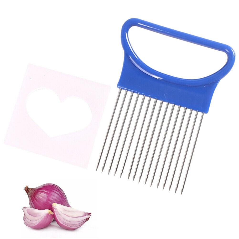 Vegetables Slicer Cutting Aid Holder Guide Slicing Cutter Kitchen Onion Holder