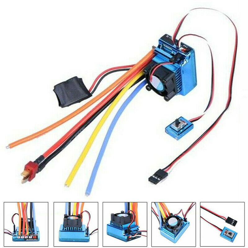 For 1/10 1/8 RC Car Boat Vehicle 120A ESC Brushless Electric Speed Controller