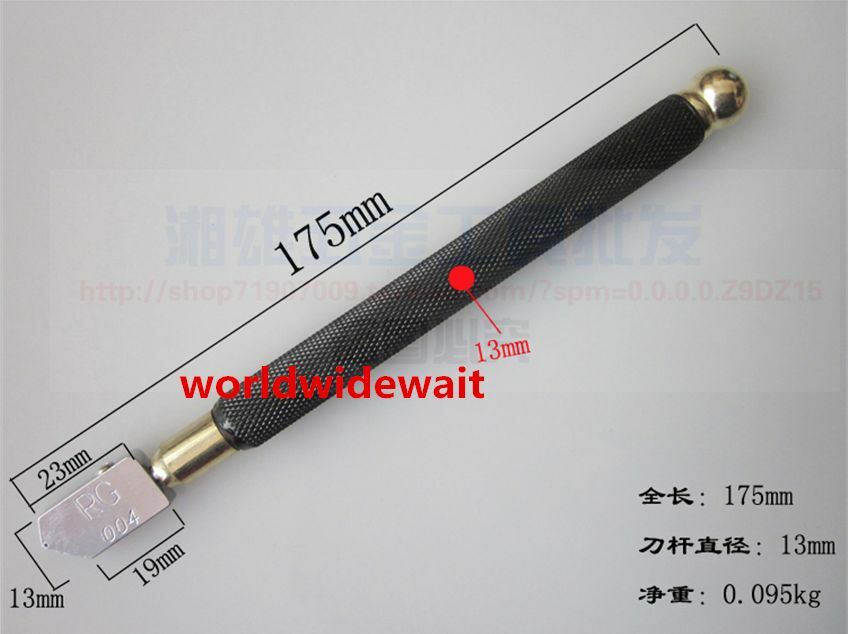 Professional Oil Filled Glass Cutter Cutting Wheel Metal Handle 2-15mm RG004