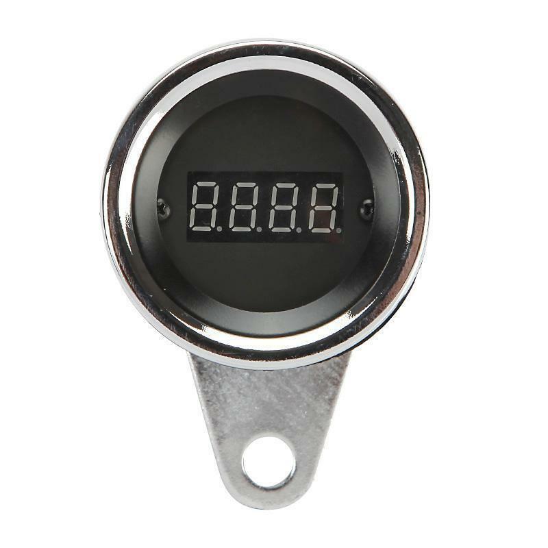12V Red Led Waterproof Motorcycle Digital Tachometer Tacho Speedometer RPM Gauge