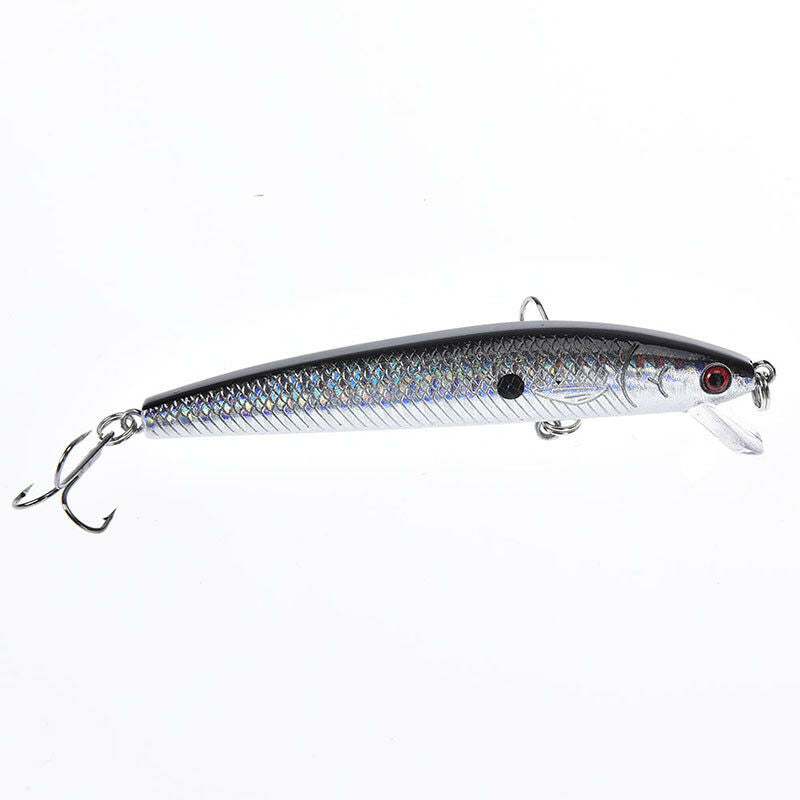 10cm/8.5g artificial hard lures fishing baits with two wobble floating hoo.l8