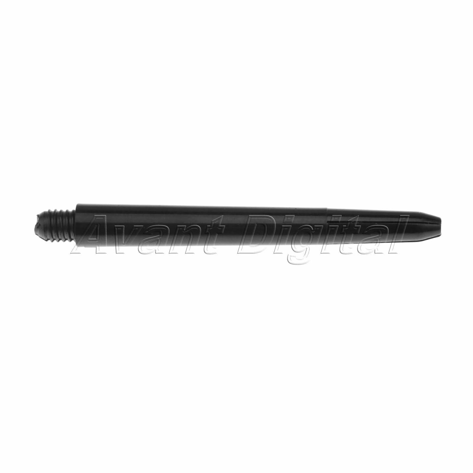 50 Pcs Black Nylon Dart Shafts Darts Stems Replacement 48mm 2BA Screw Thread