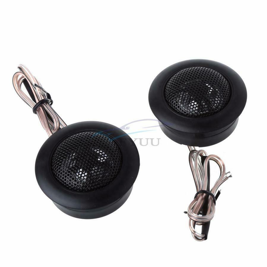 1 Pair 200W APEI Diaphragm Black Automobile Stylish Decoration Stereo Tweeter