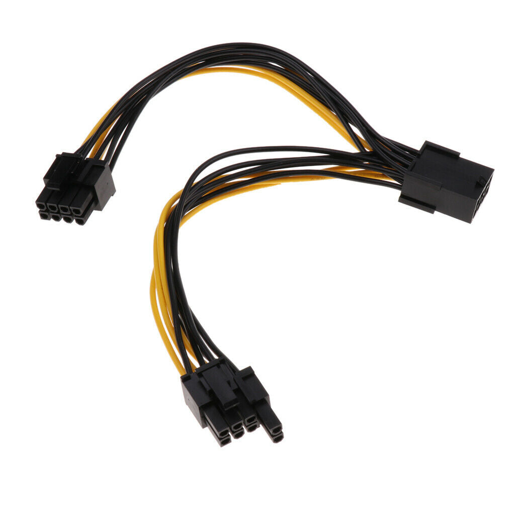 5X PCI-e  Female to Dual 8 (6+2pin)pin Male Graphics Video Card Power Extension