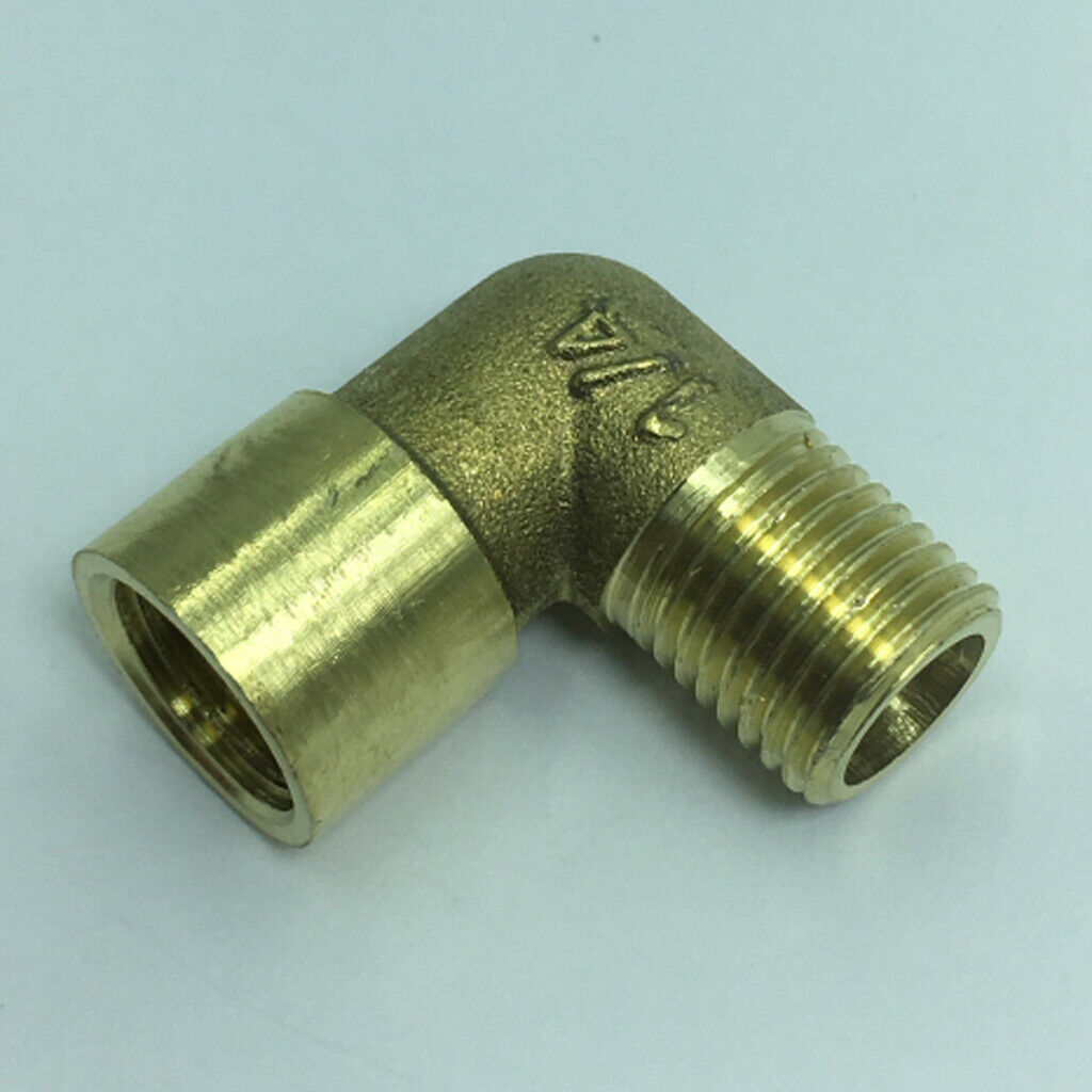 90 Degree Street Elbow Brass Adapter Connector Pipe Fittings DN8